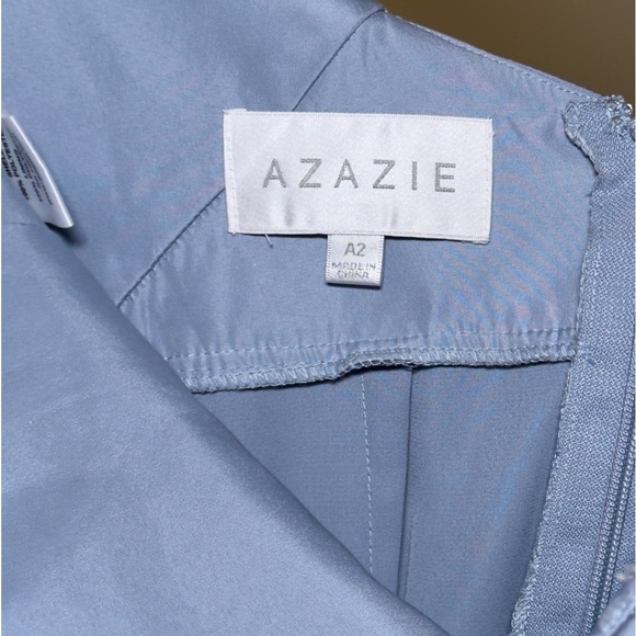 SAlE 💋Beautiful Azazie silly gown ! Blue gray 💧 - Picture 4 of 4